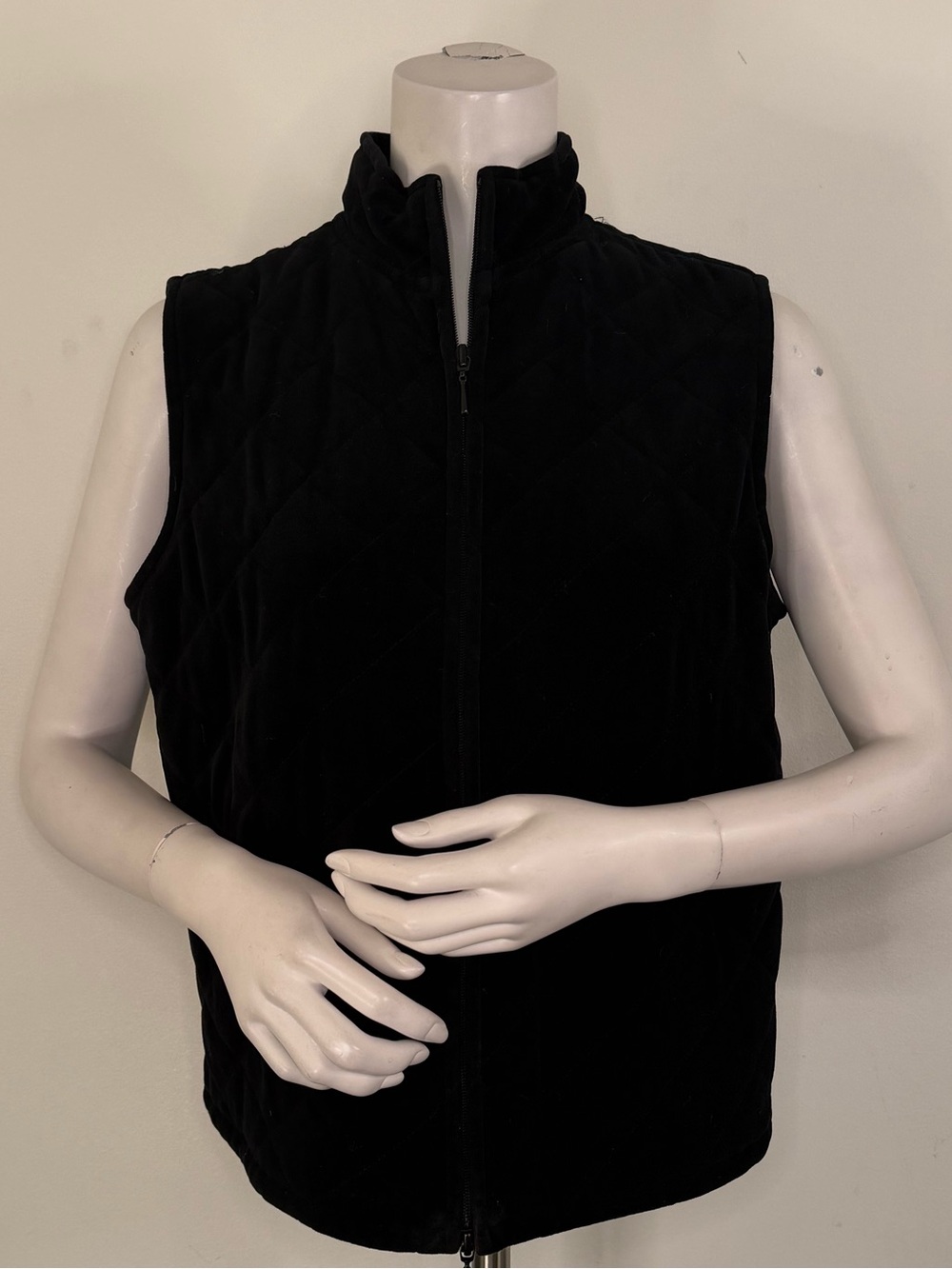 Petite Sophisticate Black Vest